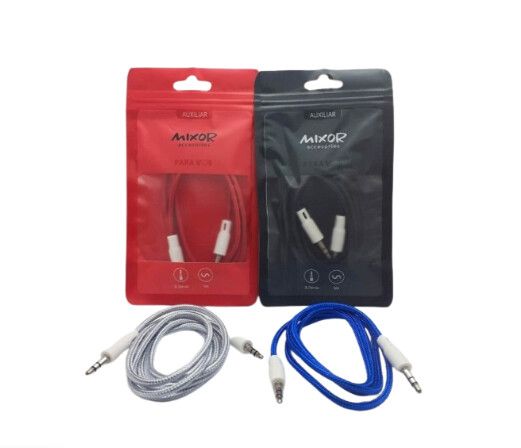 Cable Auxiliar 3.5 Tela Marca PRO21 / MIXOR / Para Vos Cable Auxiliar 3.5 Tela Marca PRO21 / MIXOR / Para Vos