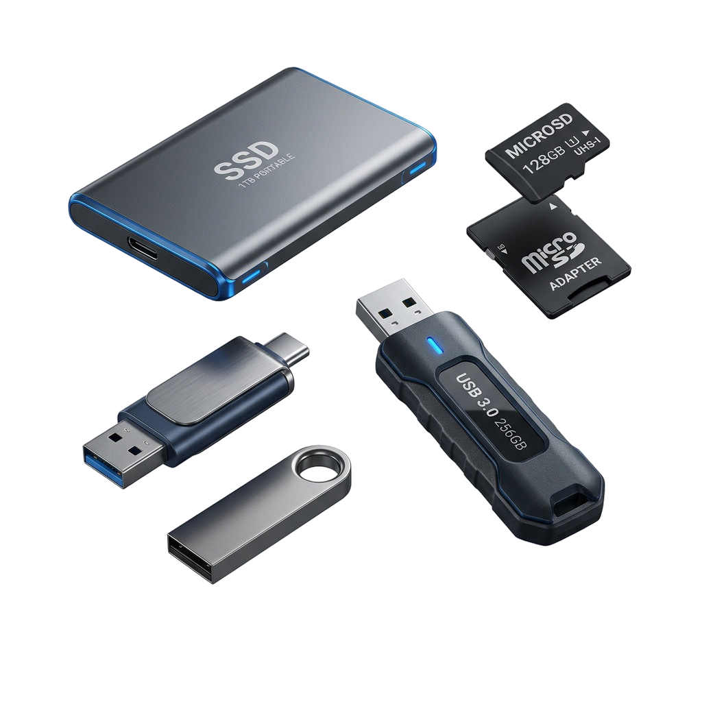 Pendrive, Memorias, Discos SSD