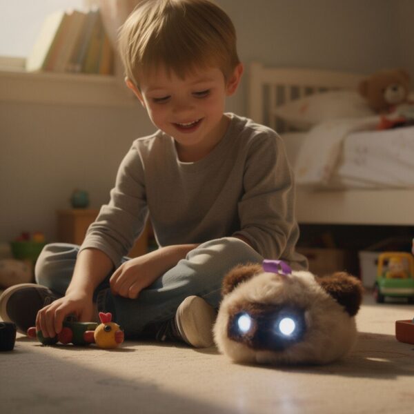 Mascota Inteligente - LYON AI Toy Play - GATO Marron-Crema