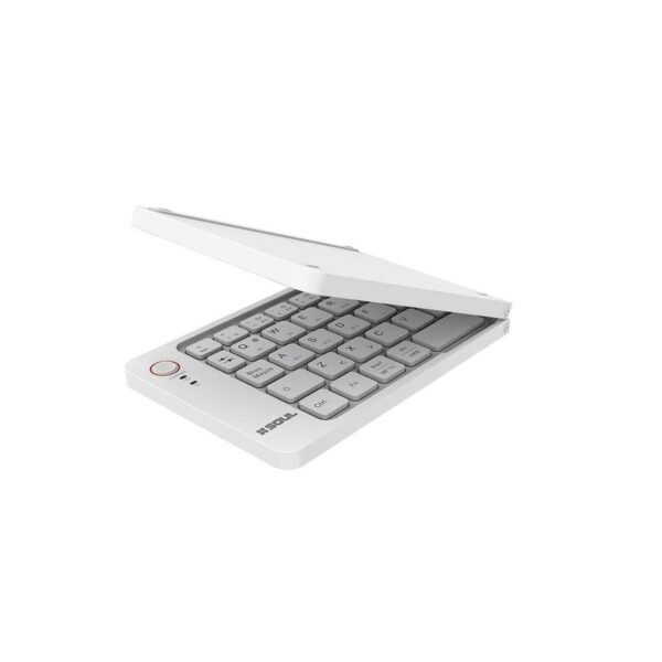 Teclado BT Plegable 28x9.5x0.6cm *Blanco* SOUL