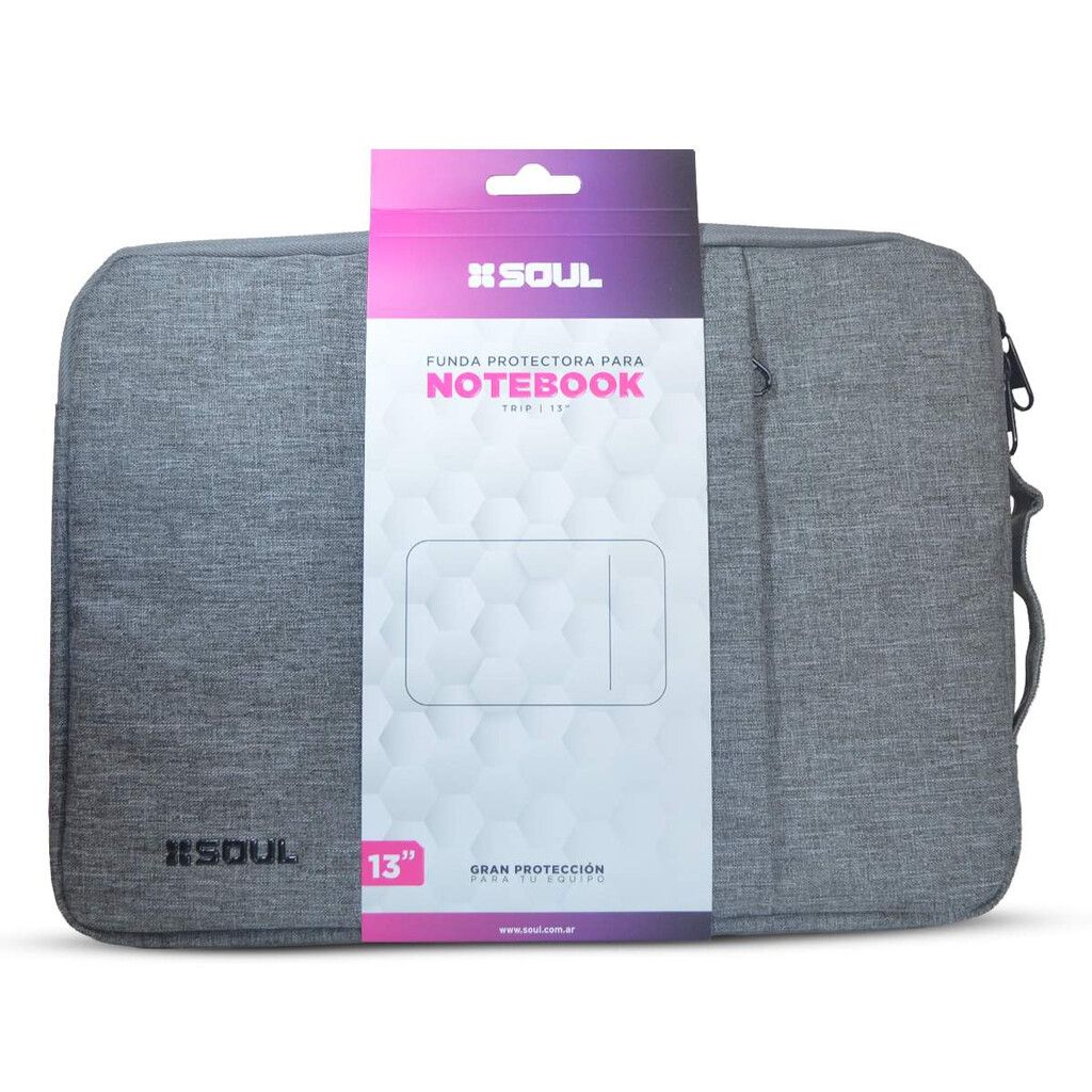 Funda Notebook 13.3'' TRIP c/Cierre + Bolsillo