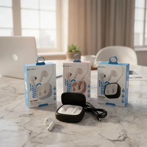 Earbuds Bluetooth C/ Base De Carga Goma Earbuds Bluetooth C/ Base De Carga Goma