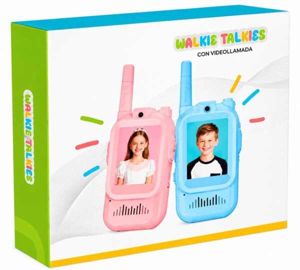Walkie Talkies Handie Para Niños Con Cámara Videollamadas