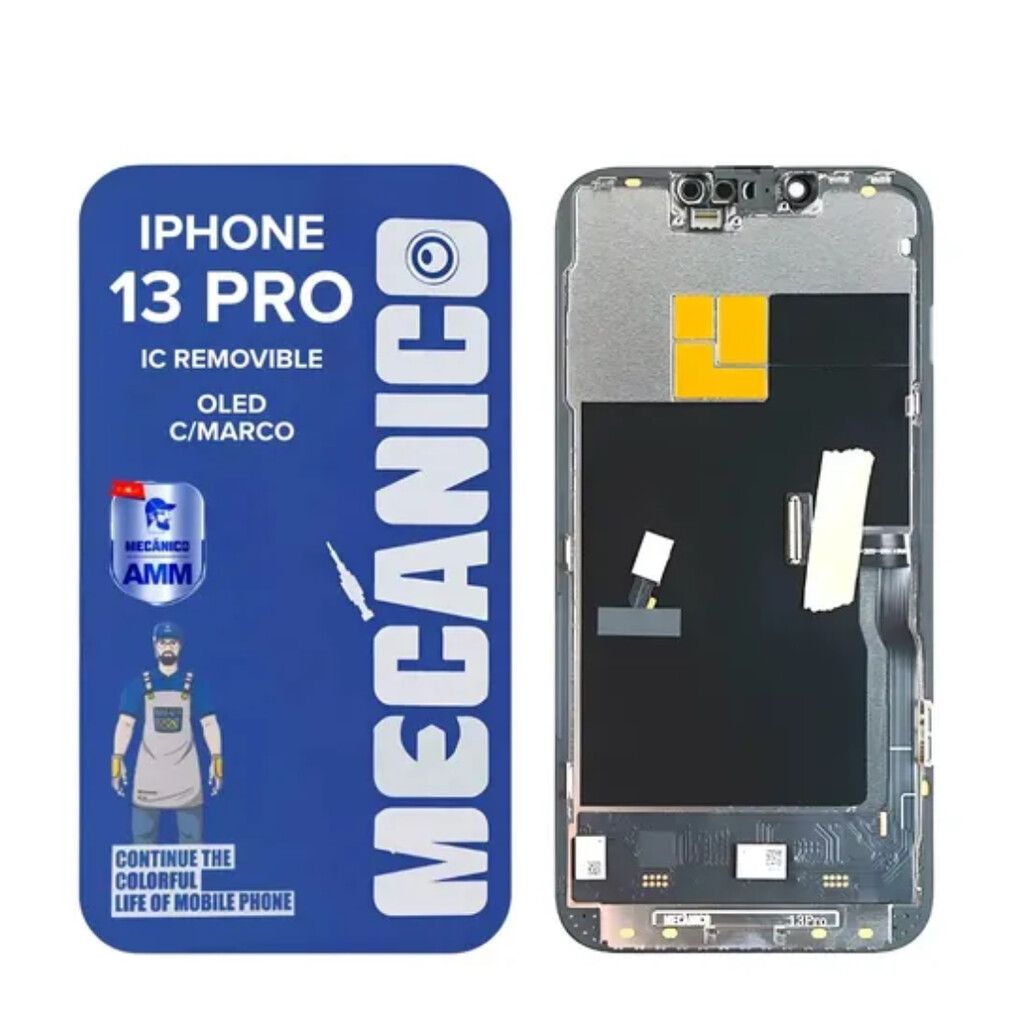 MODULO IPH 13 PRO AMM (AMOLED) IC REMOVIBLE -- MECANICO MODULO IPH 13 PRO AMM (AMOLED) IC REMOVIBLE -- MECANICO