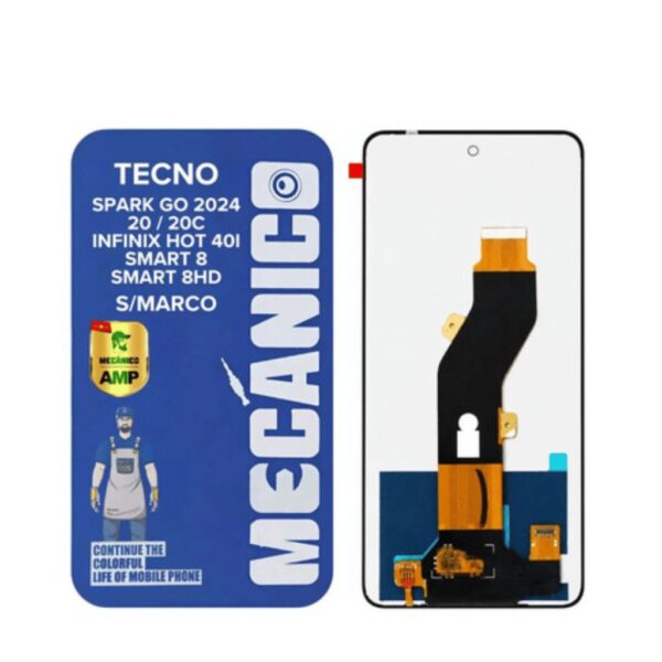 MODULO TECNO SPARK GO 2024/20/20C/POP 8/INFINIX HOT 40I/SMART 8 -- MECANICO