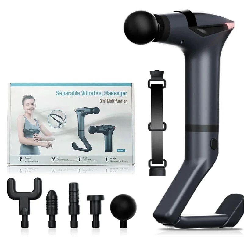 Masajeador muscular multifunción mango largo SL-887 Masajeador muscular multifunción mango largo SL-887