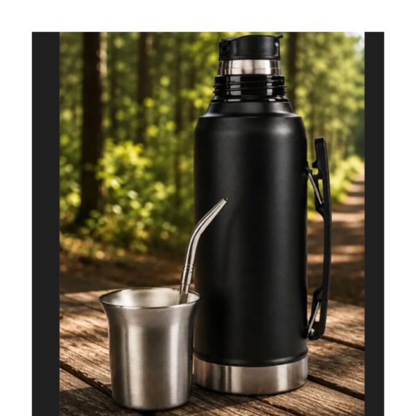 KIT Termo Acero Doble Capa 1.3L + Mate