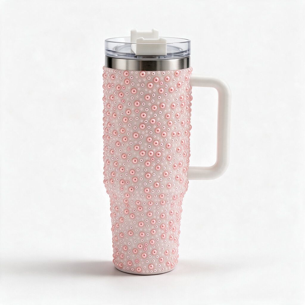 Vaso Quencher Rosa Perlado 1.2Lts