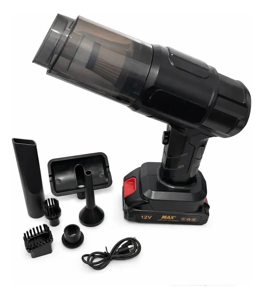 Aspiradora Portatil Multifuncional  Para Auto Hogar Sopladora Bateria Extendida