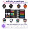 Maleta Dibujo Arte Infantil 145 Piezas
